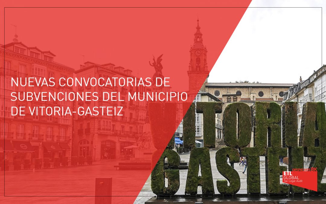 Convocatoria de Ayudas del término municipal de Vitoria-Gasteiz