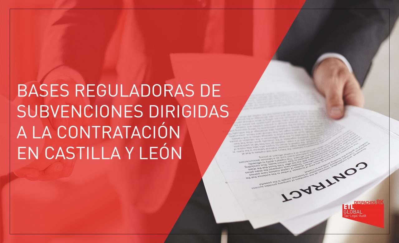 Bases de Subvenciones para la Contratación, Castilla y León