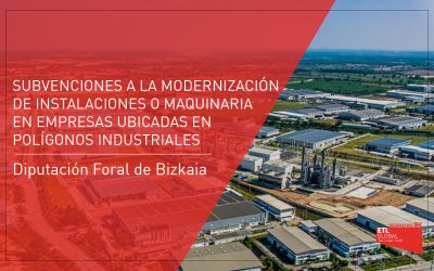 Subvención para la modernización de instalaciones o maquinaria en empresas ubicadas en polígonos industriales