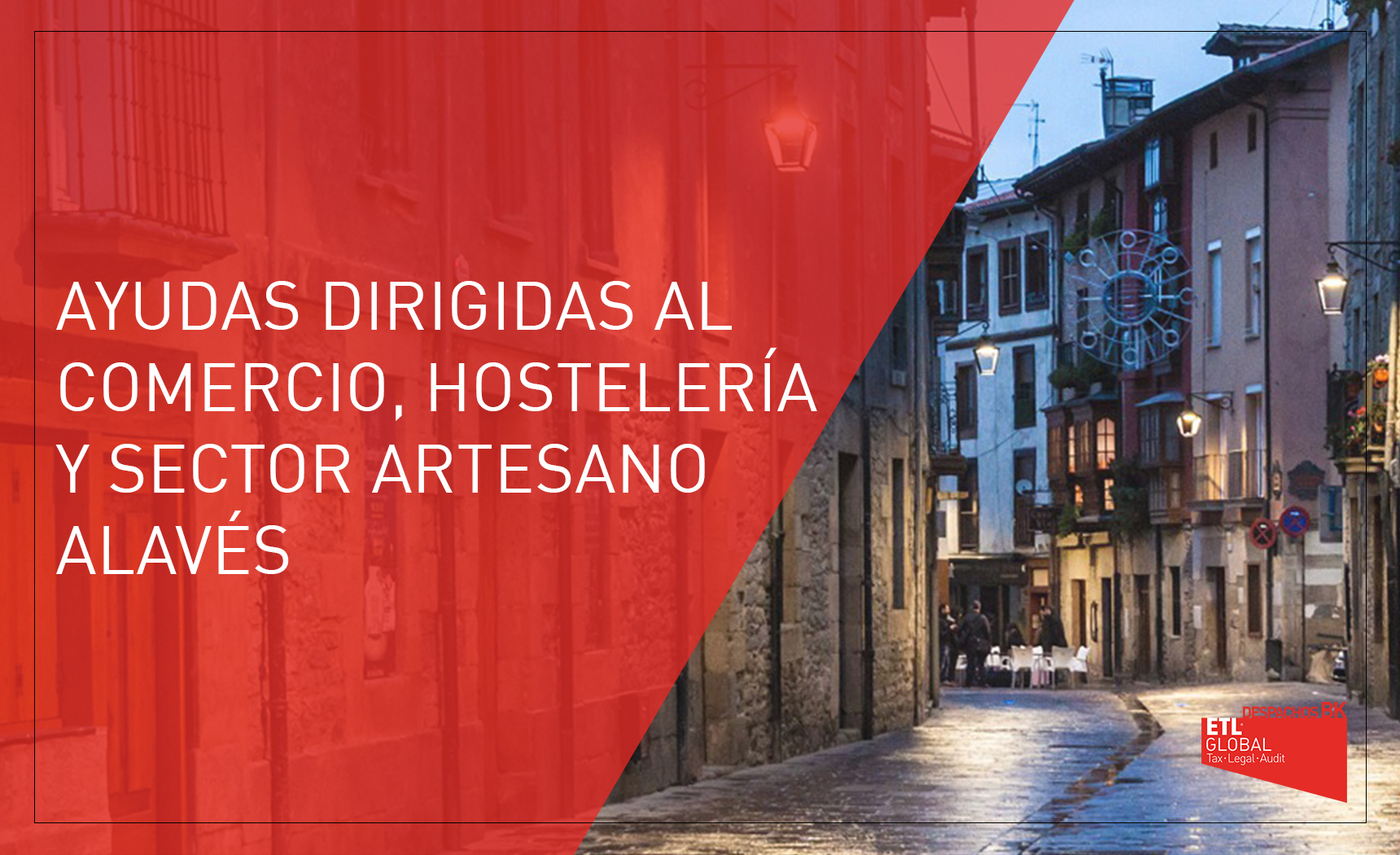 Ayudas comercio, hosteleria y sector artesano Álava