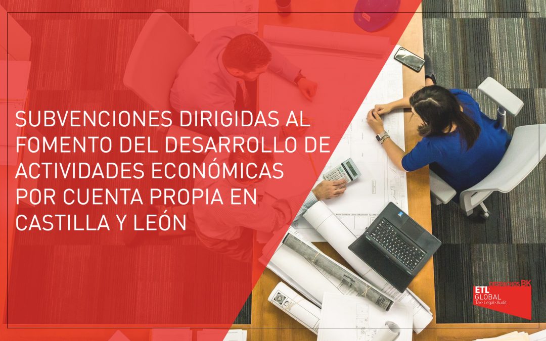 Subvenciones destinadas a fomentar el desarrollo de actividades económicas por cuenta propia