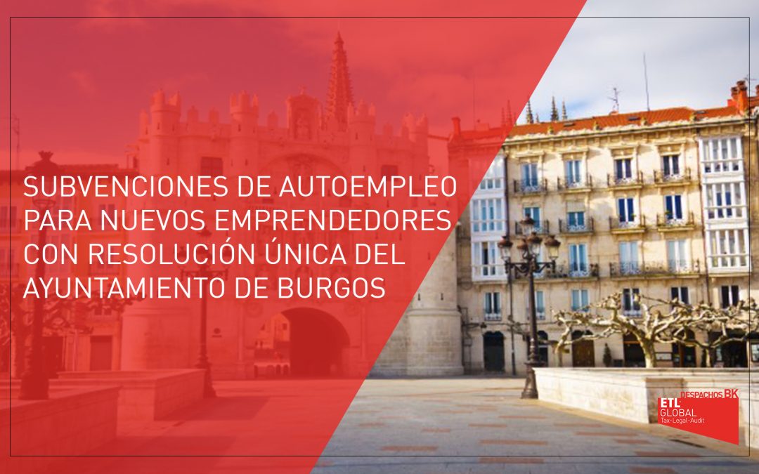 Subvenciones de autoempleo para nuevos emprendedores. Ayuntamiento de Burgos