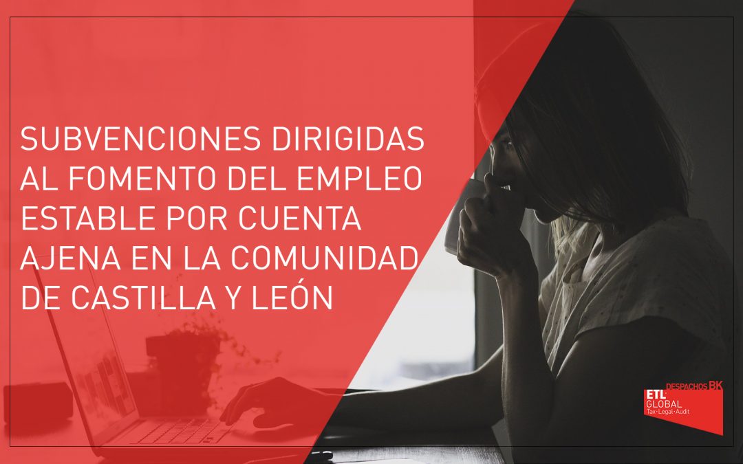 Subvenciones dirigidas al fomento del empleo estable por cuenta ajena en Castilla y León