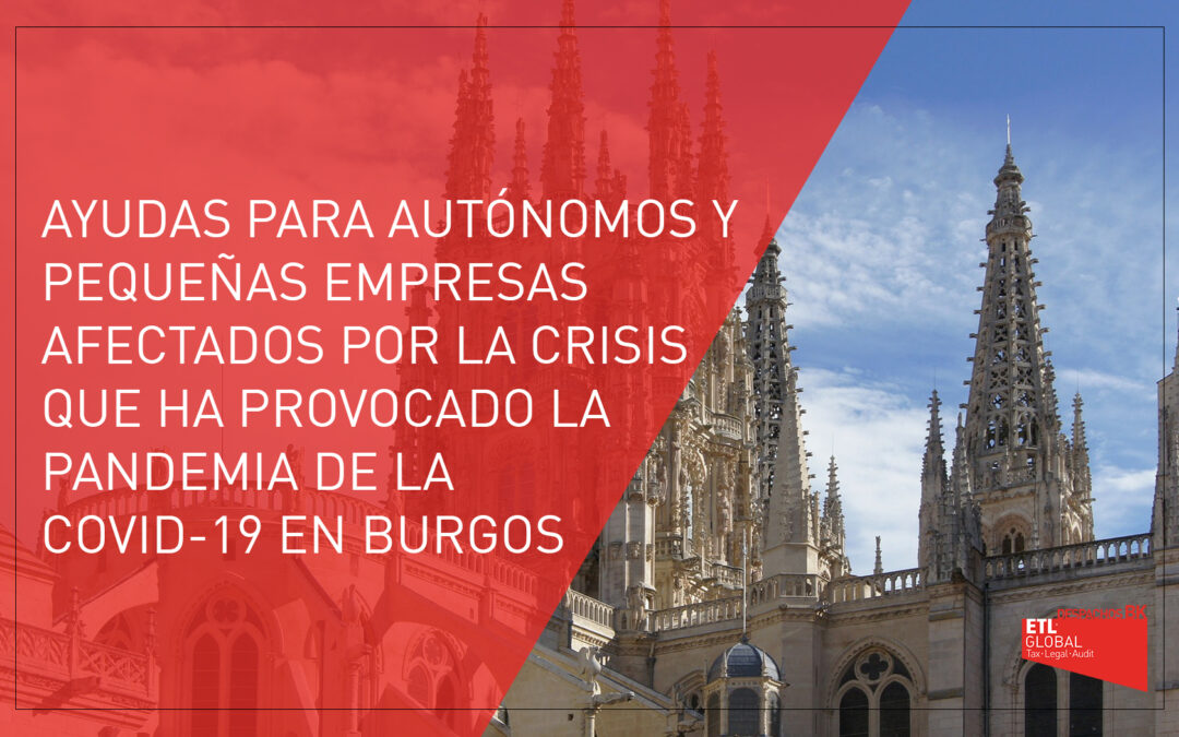 Subvenciones para autónomos y pequeñas empresas del término municipal de Burgos