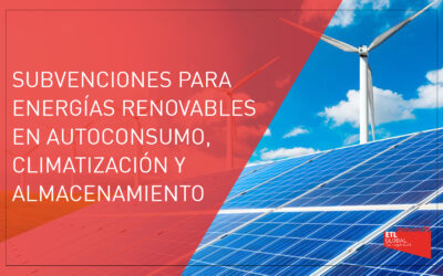 Subvenciones para todo tipo de energías renovables