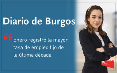 Enero registró la mayor tasa de empleo fijo una década | Sandra Girón para Diario de Burgos
