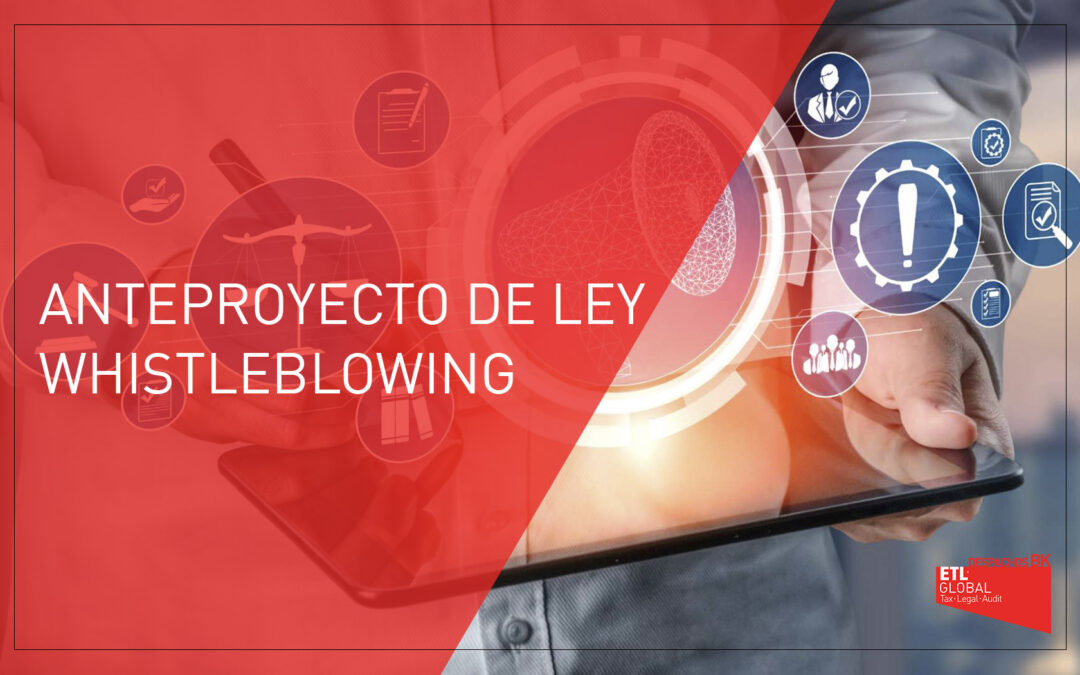 Anteproyecto de Ley Whistleblowing 2022