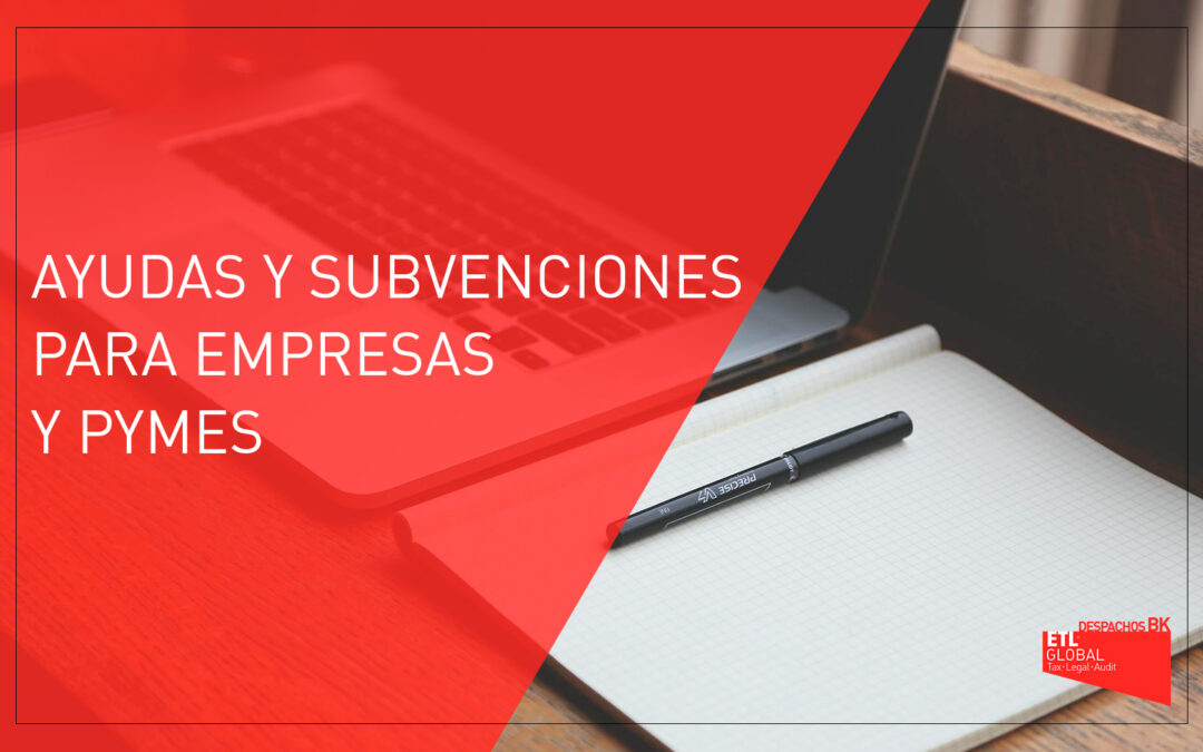 Ayudas y subvenciones para empresas y PYMES