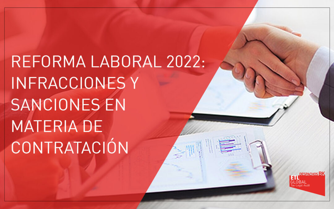 Infracciones y sanciones en materia de contratación