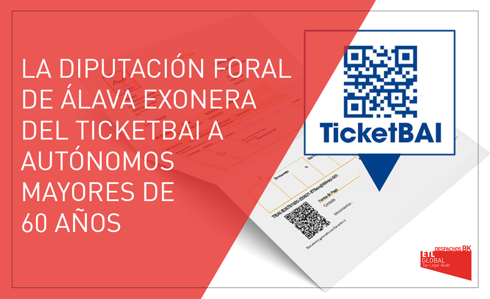 ALAVA EXONERA DE TICKETBAI A AUTONOMOS MAYORES DE 60 AÑOS