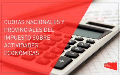 Cuotas nacionales y provinciales del Impuesto Sobre Actividades Económicas