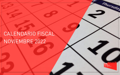 Calendario fiscal noviembre 2022