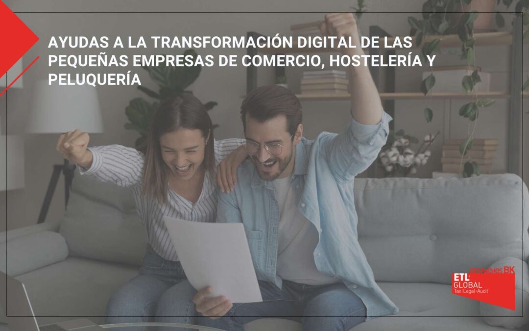 Ayudas a la transformación digital 2023 para comercio, hostelería y peluquería