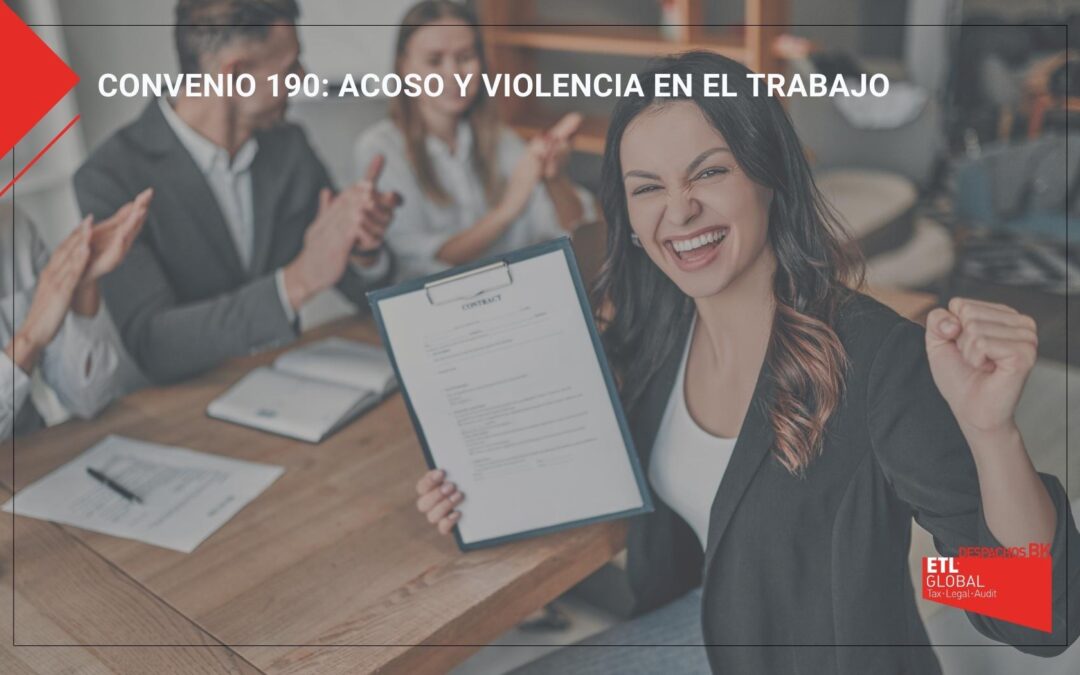 Convenio 190: acoso y violencia en el trabajo