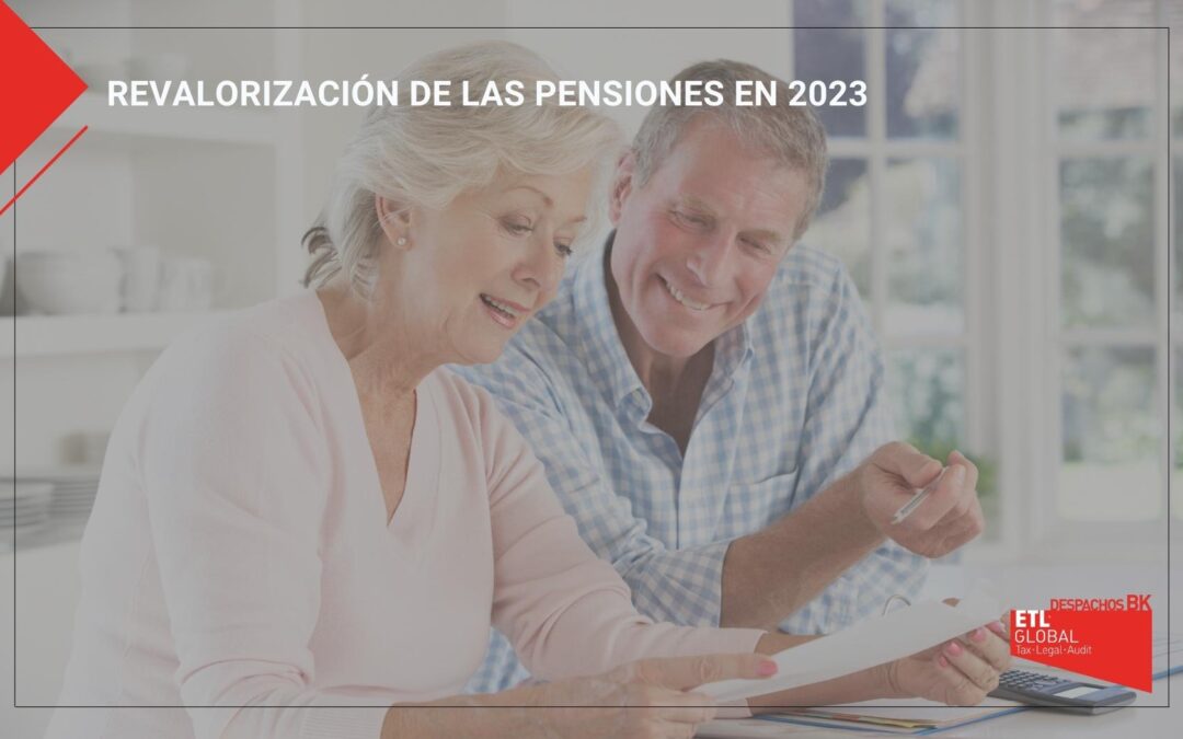 Revalorización de las pensiones en 2023