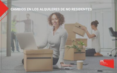 Cambios en los alquileres de no residentes