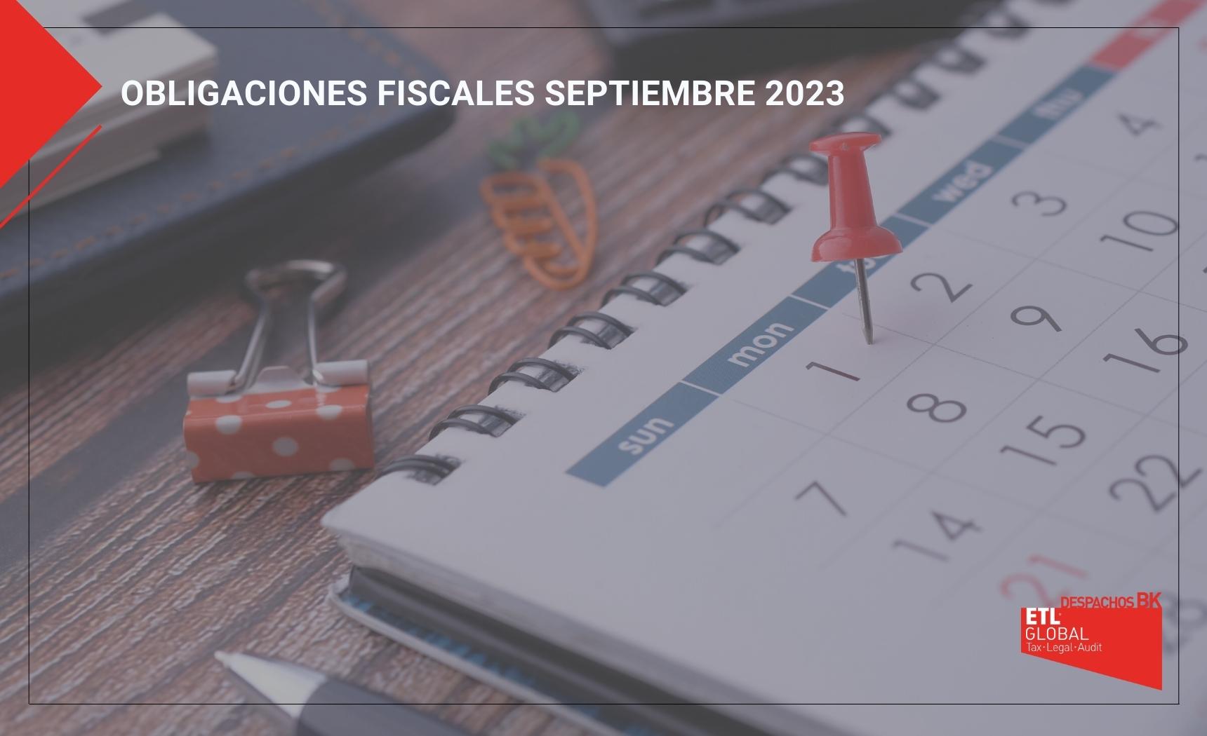 obligaciones fiscales septiembre