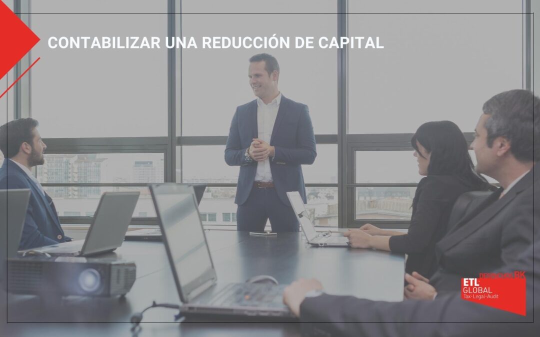 Contabilizar una reducción de capital