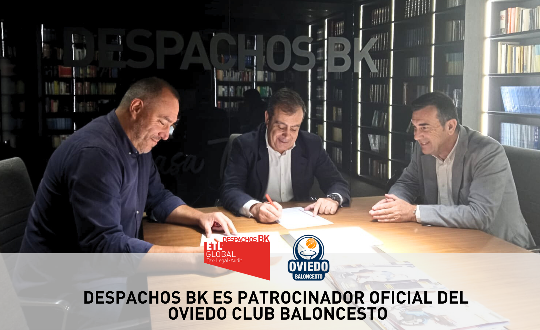 despachos bk es patrocinador del Oviedo Club Baloncesto (OCB)