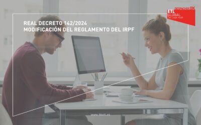 Modificación del Reglamento del IRPF
