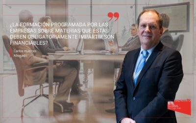 ¿La formación programada por las empresas sobre materias que éstas deben obligatoriamente impartir son financiables?