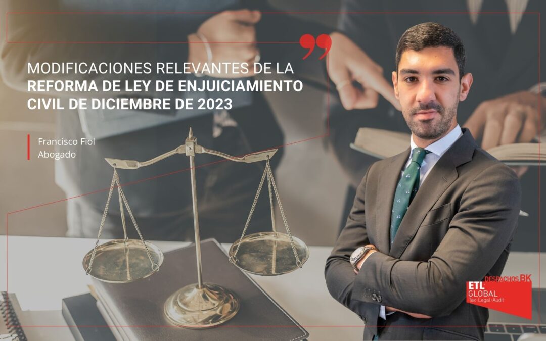 Reforma de Ley de enjuiciamiento civil de diciembre de 2023