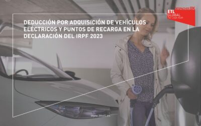 Deducción por adquisición de vehículos eléctricos y puntos de recarga en la declaración del IRPF 2023