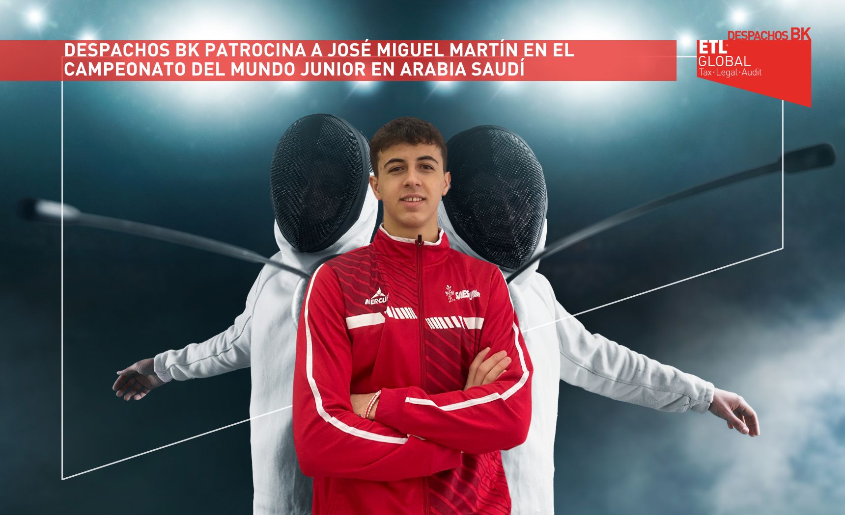 Despachos BK patrocina a JosÉ Miguel MartÍn en el Campeonato del mundo junior