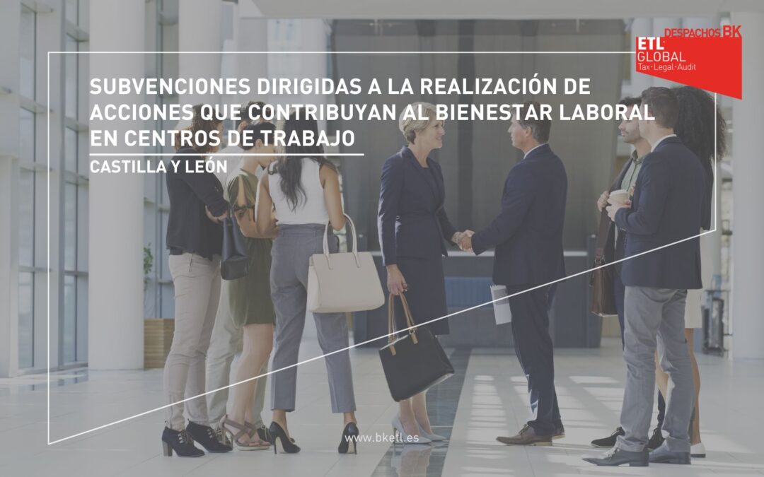 Subvenciones dirigidas al bienestar laboral en Castilla y León