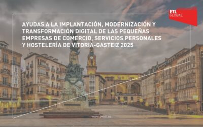 Subvenciones para la implantación y modernización de empresas de comercio, servicios personales y hostelería de Vitoria-Gasteiz